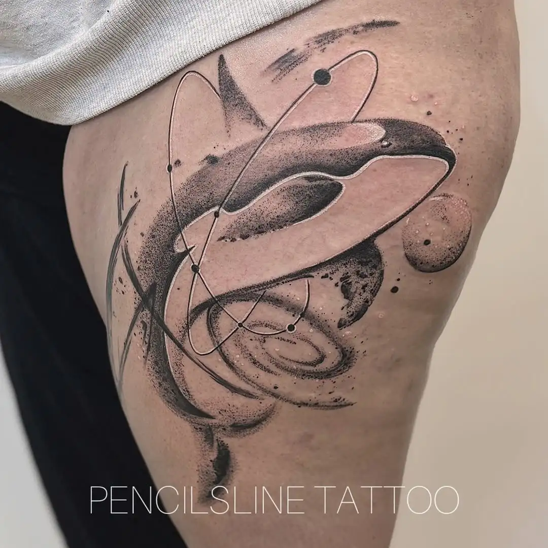 Tatouage brush style japonais par Alexandra - Lemon Tattoo Castelnau-le-Lez