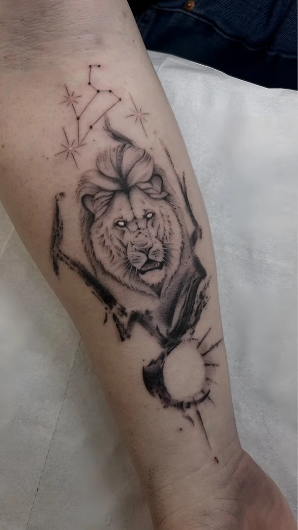 Tatouage calligraphie japonaise par Alexandra - Lemon Tattoo Castelnau-le-Lez