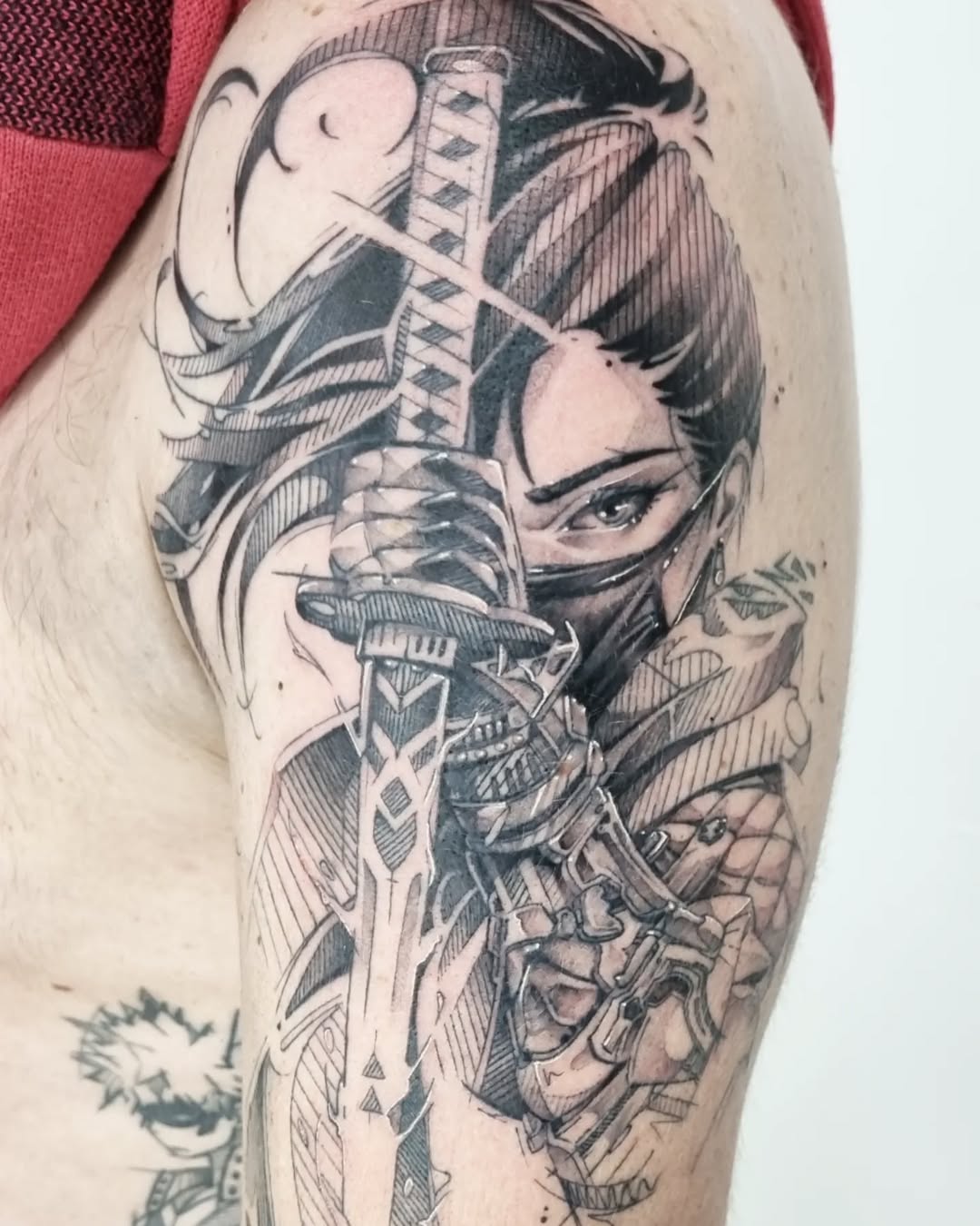 Tatouage expressif artistique par Vincent - Lemon Tattoo Castelnau-le-Lez