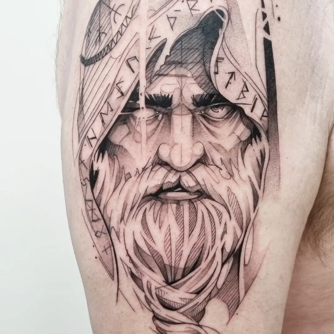 Tatouage harmonieux équilibré par Vincent - Lemon Tattoo Castelnau-le-Lez