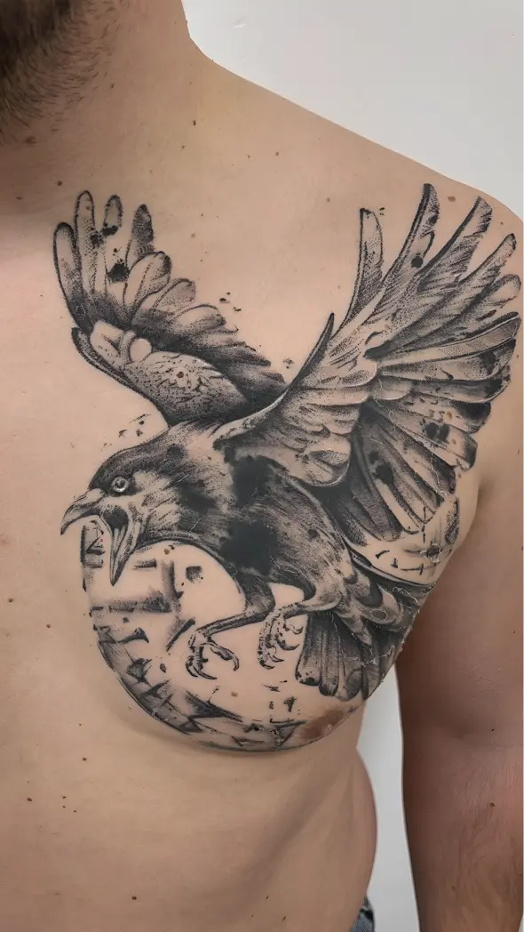 Tatouage masque oni par Alexandra - Lemon Tattoo Castelnau-le-Lez