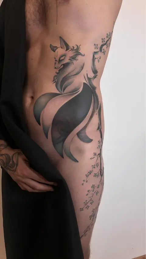Tatouage nature japonaise par Alexandra - Lemon Tattoo Castelnau-le-Lez